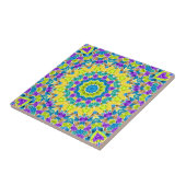 Abstract modern mosaic kaleidoscopic tile pattern fliese (Seite)