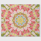 Abstract modern mosaic kaleidoscopic tile pattern geschenkpapier (Flach)