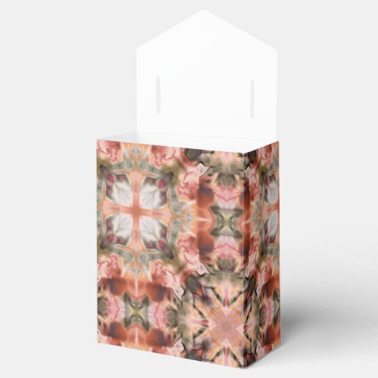 Abstract modern mosaic kaleidoscopic tile pattern geschenkschachtel (Geöffnet)