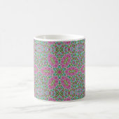 Abstract modern mosaic kaleidoscopic tile pattern kaffeetasse (Mittel)