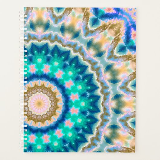 Abstract modern mosaic kaleidoscopic tile pattern planer (Vorderseite)