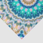 Abstract modern mosaic kaleidoscopic tile pattern seidenpapier (Ausschnitt)