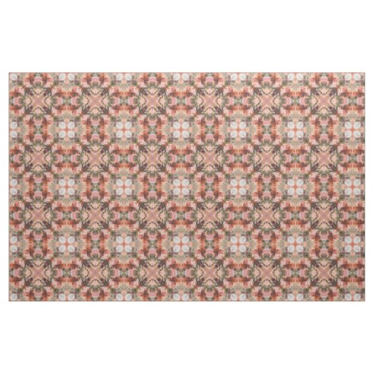Abstract modern mosaic kaleidoscopic tile pattern stoff (Yard (91,4 cm))