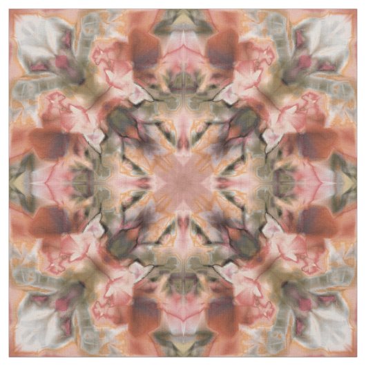 Abstract modern mosaic kaleidoscopic tile pattern stoff (Muster)