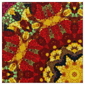 Abstract modern mosaic kaleidoscopic tile pattern stoff (Nahaufnahme)