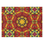 Abstract modern mosaic kaleidoscopic tile pattern tischdecke (Vorderseite (Horizontal))