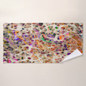 abstract modern pattern design with colorful effec badehandtuch (Badehandtuch)