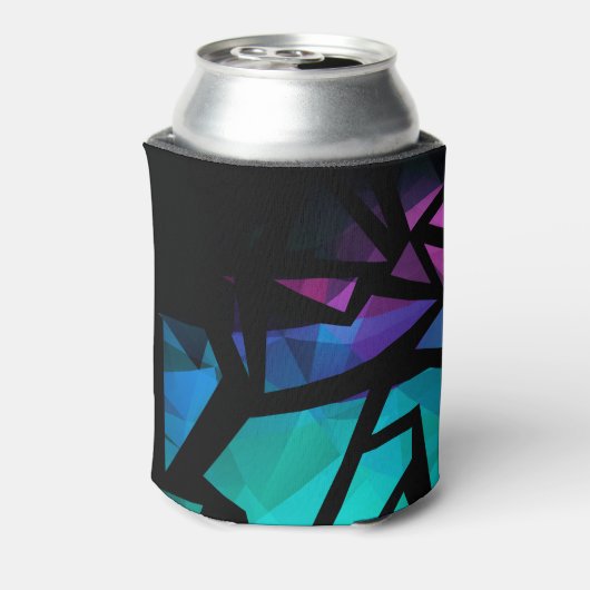 Abstract modern polygonal graffiti geometrical dar dosenkühler (Kanne Rückseite)