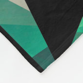 Abstract modern polygonal graffiti geometrical dar fleecedecke (Ecke)