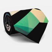 Abstract modern polygonal graffiti geometrical dar krawatte (Gerollt)