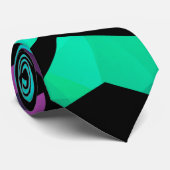 Abstract modern polygonal graffiti geometrical dar krawatte (Gerollt)