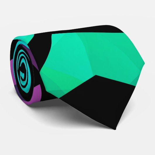Abstract modern polygonal graffiti geometrical dar krawatte (Gerollt)