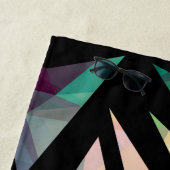 Abstract modern polygonal graffiti geometrical dar strandtuch (Beispiel)