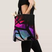 Abstract modern polygonal graffiti geometrical dar tasche (Von Nahem)