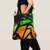 Abstract modern polygonal graffiti geometrical dar tasche (Von Nahem)