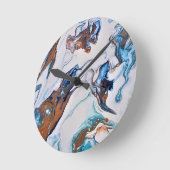 Abstract modern. runde wanduhr (Winkel)