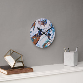 Abstract modern. runde wanduhr