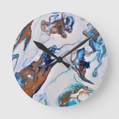 Abstract modern. runde wanduhr (Vorderseite)