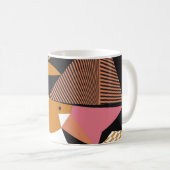 Abstract modern triangles background pattern illus kaffeetasse (VorderseiteRechts)