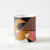 Abstract modern triangles background pattern illus kaffeetasse (Mittel)