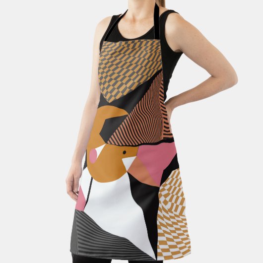 Abstract modern triangles background pattern illus schürze (InSitu)