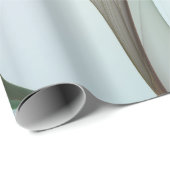 Abstract Modern Turquoise Brown Gold Elegance Geschenkpapier (Rolleneckpunkt)