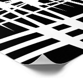 abstract modernist geometric line art poster (Ecke)
