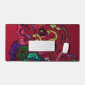 Abstract Moon Galaxy Art Deskmat (Tastatur & Maus)