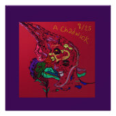 Abstract Moon Galaxy Art Photo Print Fotodruck (Vorne)