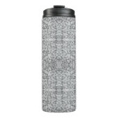 Abstract Mosaic Pattern | Cracked Stone Thermosbecher (Vorderseite)