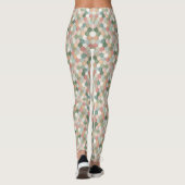 Abstract Mosaic Pattern | Pastel Honeycomb Leggings (Rückseite)