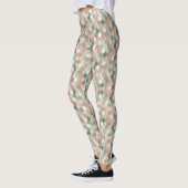 Abstract Mosaic Pattern | Pastel Honeycomb Leggings (Links)