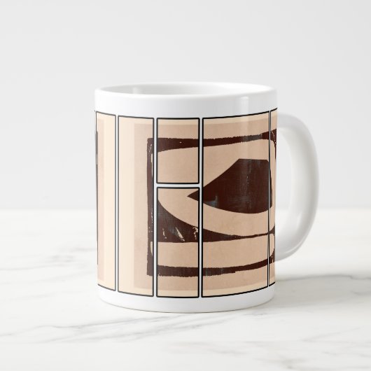 Abstract Mug design Jumbo-Tasse (Vorderseite Rechts)