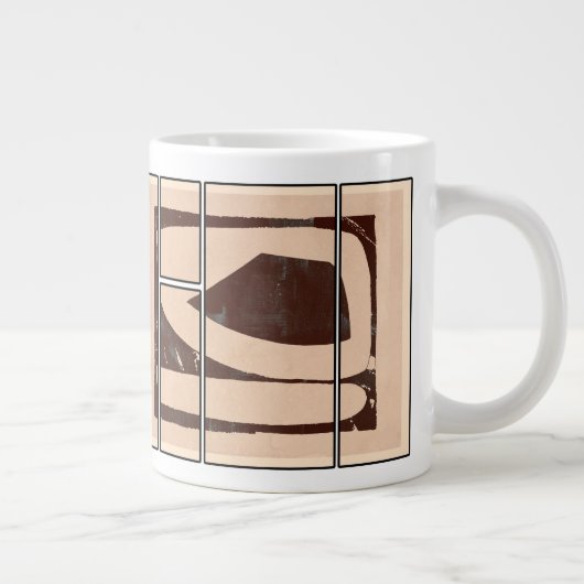 Abstract Mug design Jumbo-Tasse (Rechts)