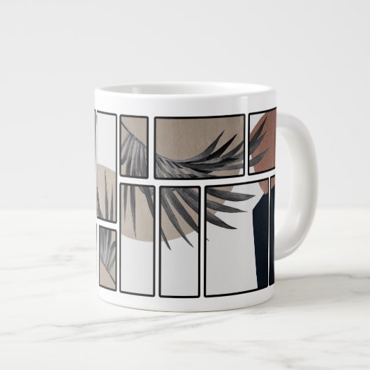 Abstract mug design Jumbo-Tasse (Vorderseite Rechts)
