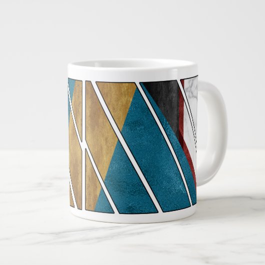 abstract mug design Jumbo-Tasse (Vorderseite Rechts)