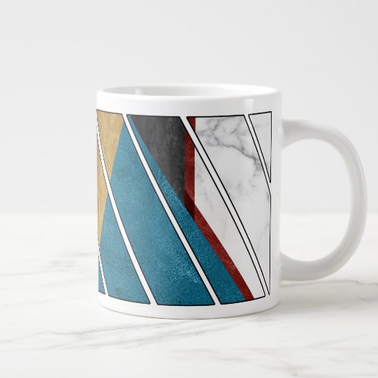 abstract mug design Jumbo-Tasse (Rechts)