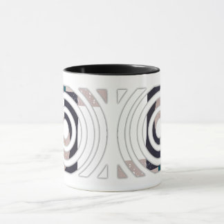 Abstract mug design tasse