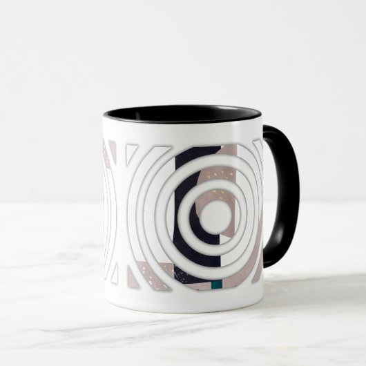 Abstract mug design tasse (VorderseiteRechts)