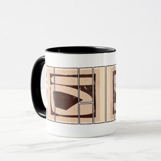 Abstract Mug design Tasse (Vorderseite Links)