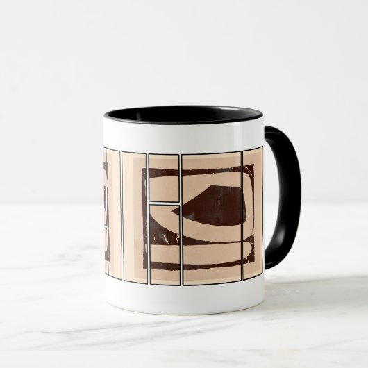 Abstract Mug design Tasse (VorderseiteRechts)