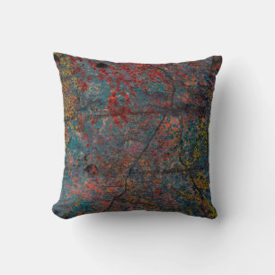 Abstract multicolor grunge background with abstrac kissen