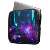 Abstract Neon Veins 10' Laptopschutzhülle (Vorderseite Links)