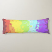Abstract Neurogender Pride Flag Seitenschläferkissen (Rückseite)