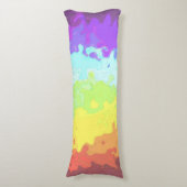 Abstract Neurogender Pride Flag Seitenschläferkissen (Vorderseite Vertikal)