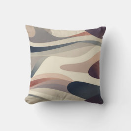 Abstract Neutral Pillow Kissen