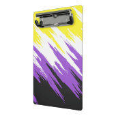 Abstract Nonbinary Pride Flag Mini Klemmbrett (Gewinkelt2)