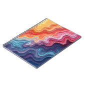 Abstract Notebook colorful Notizblock (Linke Seite)