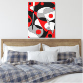 Abstract Nr. 184 Leinwanddruck (Insitu (Schlafzimmer))