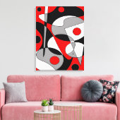 Abstract Nr. 184 Leinwanddruck (Insitu (Wohnzimmer))
